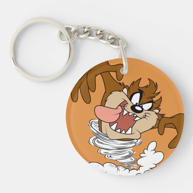 TAZ™ Whirling Tornado Keychain (Front)