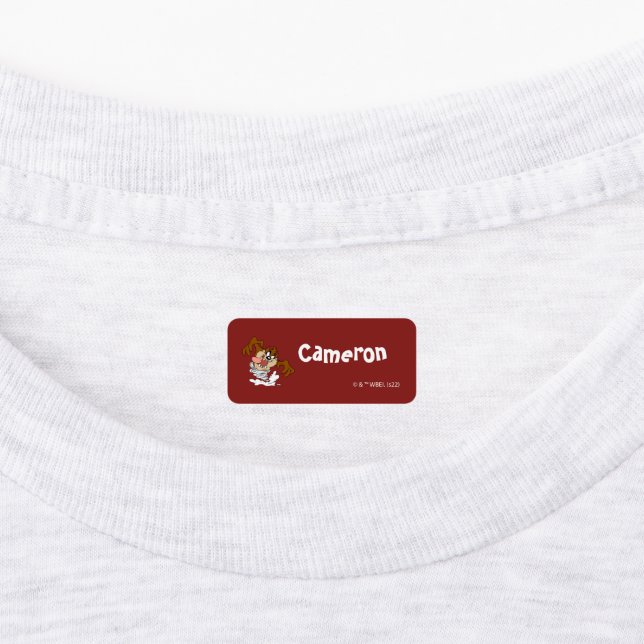 TAZ™ Whirling Tornado Labels (Affixed)