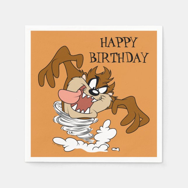 TAZ™ Whirling Tornado Napkins (Front)