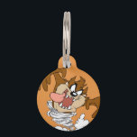 TAZ™ Whirling Tornado Pet ID Tag<br><div class="desc">LOONEY TUNES™ | Check out this TAZ™ Whirling Tornado artwork! Click the customize button to begin personlizing your very own LOONEY TUNES™ merchandise!</div>