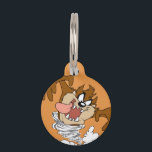 TAZ™ Whirling Tornado Pet ID Tag<br><div class="desc">Give your pet some classic Looney Tunes flair with this Taz "Whirling Tornado" pet ID tag! Featuring the Tasmanian Devil in a wild and energetic tornado pose, this design perfectly captures Taz’s chaotic and playful personality. Made from durable materials, this pet ID tag is both stylish and functional, ensuring your...</div>