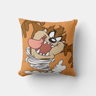 TAZ™ Whirling Tornado Throw Pillow