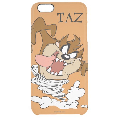 TAZ Whirling Tornado Clear iPhone 6 Plus Case