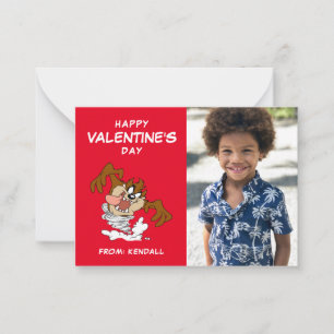 TAZ™ Whirling Tornado   Valentine's Day Note Card
