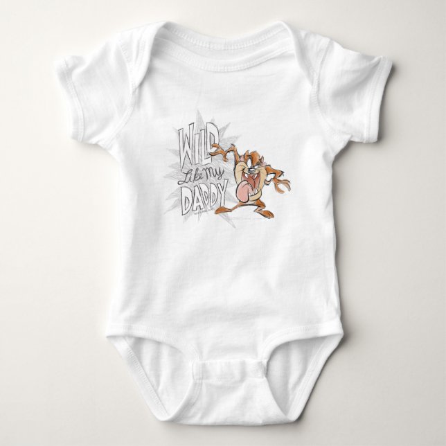 TAZ™ | Wild Like My Daddy Baby Bodysuit (Front)