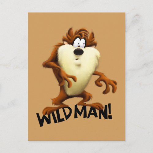 TAZ_ Wild Man Postcard
