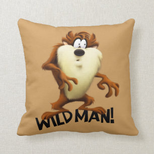 TAZ™- Wild Man Throw Pillow