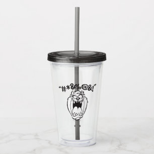 TAZ™ Yelling Expletives Acrylic Tumbler