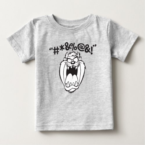 TAZ Yelling Expletives Baby T_Shirt