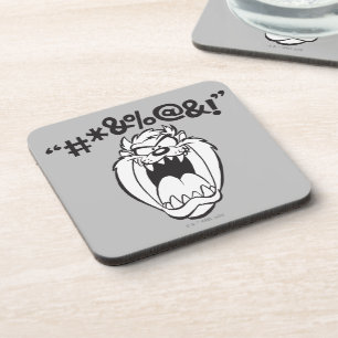 TAZ™ Yelling Expletives Beverage Coaster