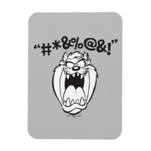 TAZ™ Yelling Expletives Magnet