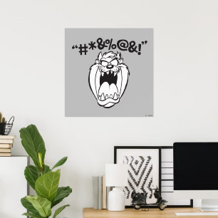 TAZ™ Yelling Expletives Poster