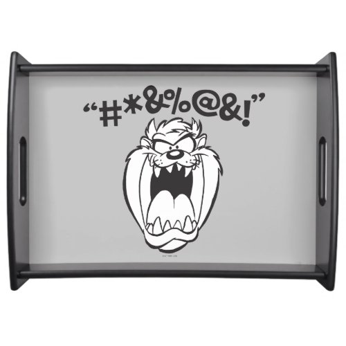 TAZâ Yelling Expletives Serving Tray