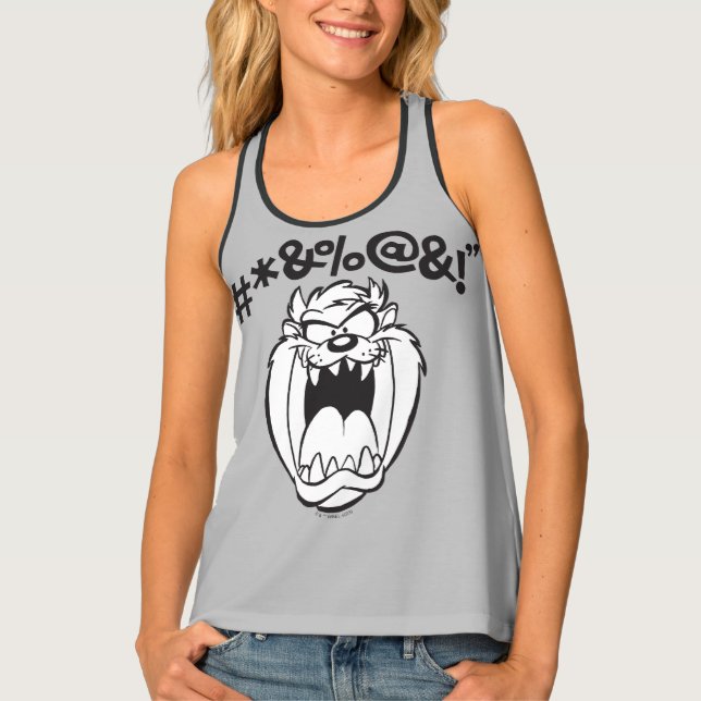 TAZ™ Yelling Expletives Tank Top (Front)