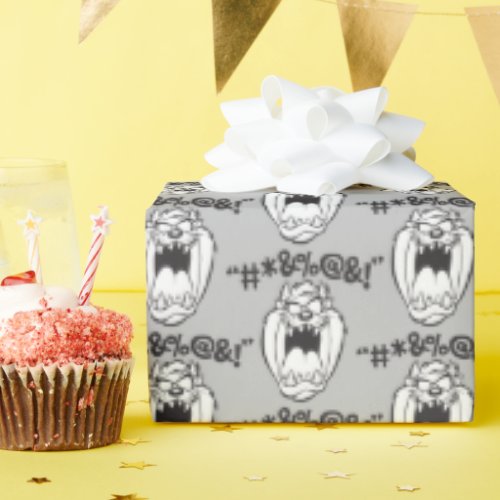 TAZâ Yelling Expletives Wrapping Paper