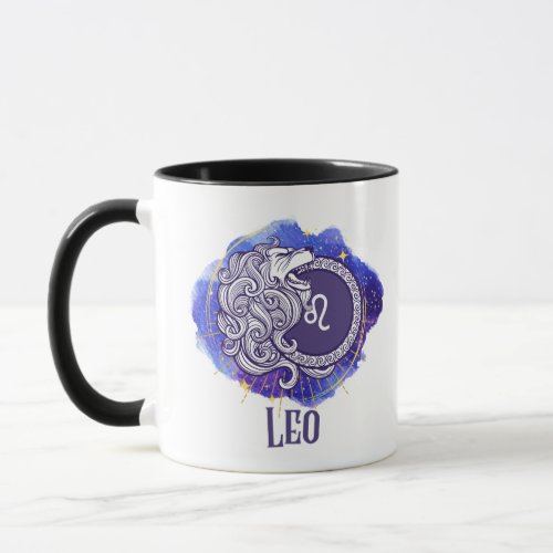 Taza 11 oz Leo Signo del Zodiaco Mug