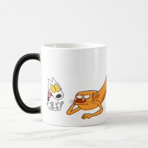 Taza Catdog and Rocko Color Morph Mug