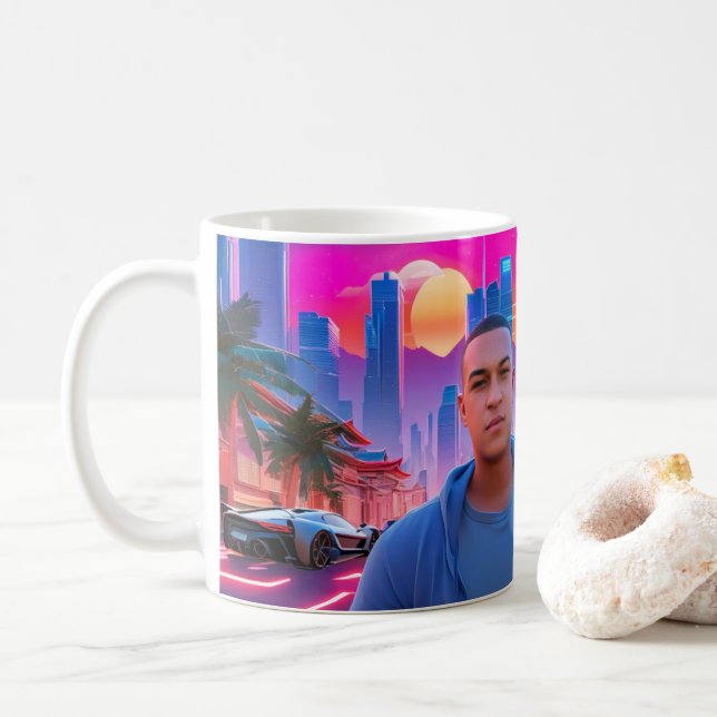 Taza Coffee Mug (With Donut)