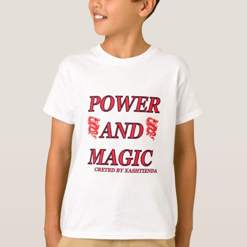 Taza De Caf Camiseta power and magic T_Shirt