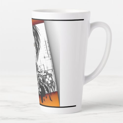 Taza de caf latte latte mug