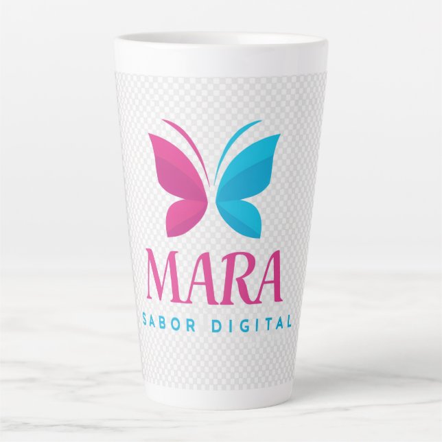 Taza de Café MARA – Sabor Digital Latte Mug (Front)