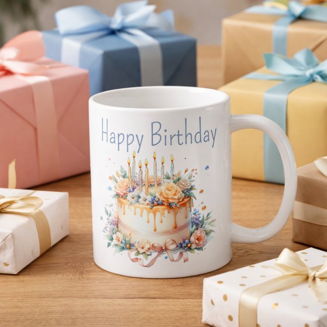 Taza de cumpleaños  coffee mug (Creator Uploaded)