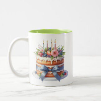 Taza de cumpleaños  Two-Tone coffee mug
