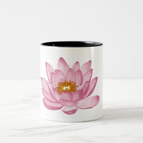 Taza Flor de Loto Two_Tone Coffee Mug