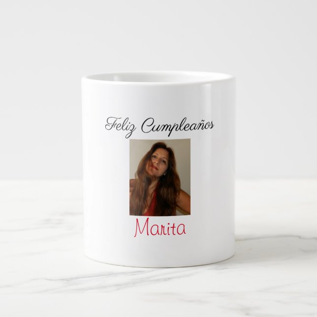 Taza, Gigante personalizada  Giant Coffee Mug (Front)