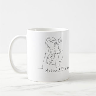 Taza Llamativa de música y arte. Coffee Mug