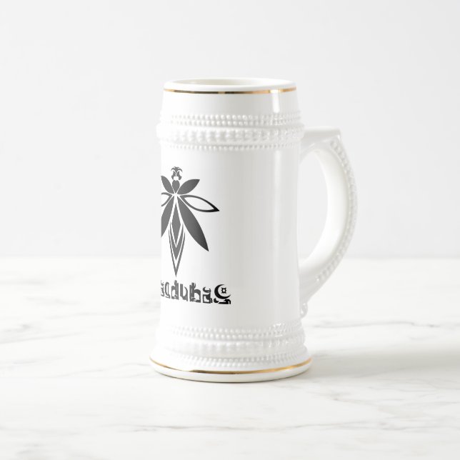 Taza Logo Juasdubai Beer Stein (Front Right)
