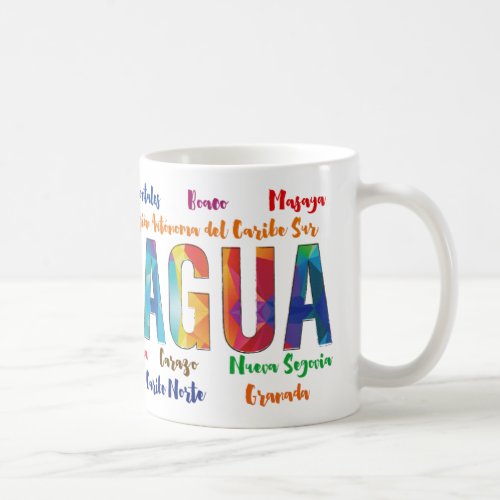 Taza Nicaragua y sus Departamentos Coffee Mug
