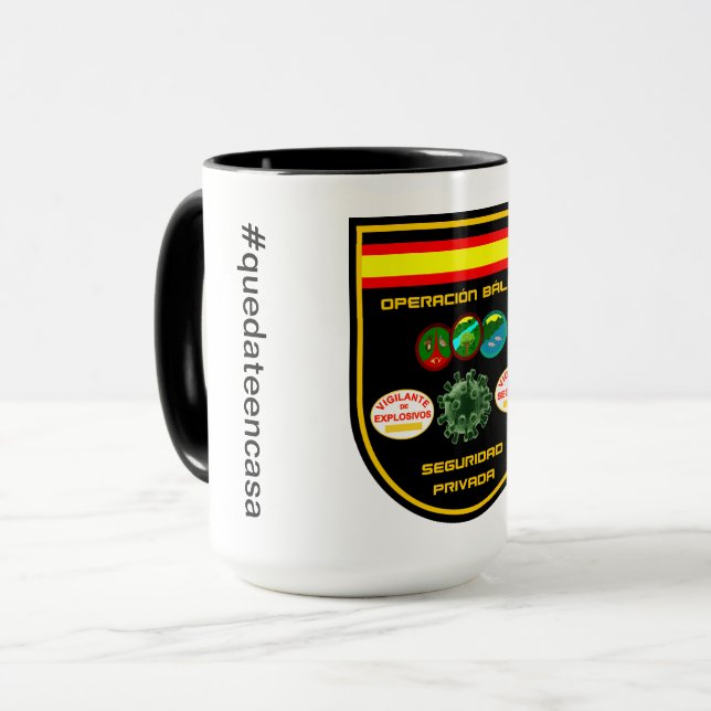Taza Operation Balmis Private Security Spain Mug (Front Left)