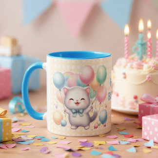 Taza para cumpleaños infantil mug