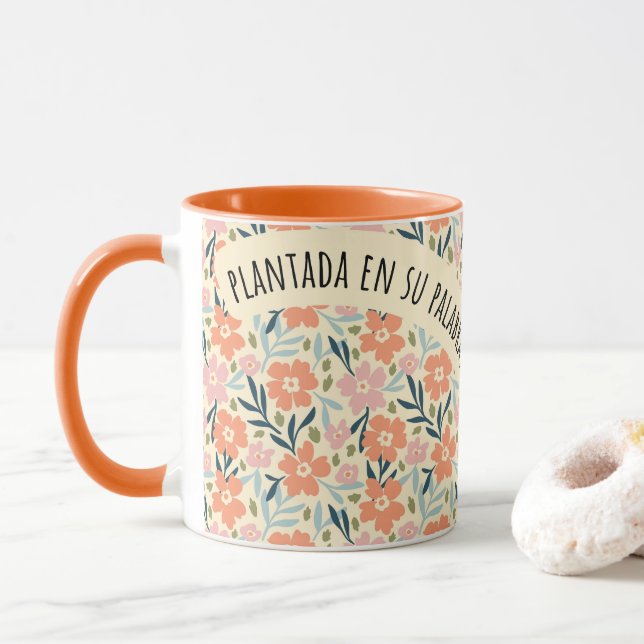 Taza Primaveral para Mujeres Cristianas Mug (With Donut)