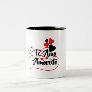 Taza te amo Two-Tone coffee mug