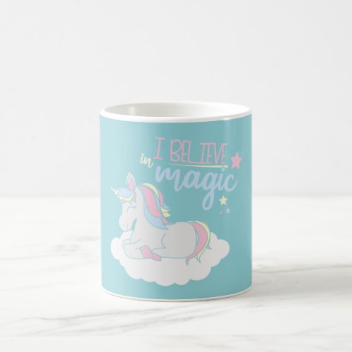 Taza Unicornio I believe in Magic Coffee Mug