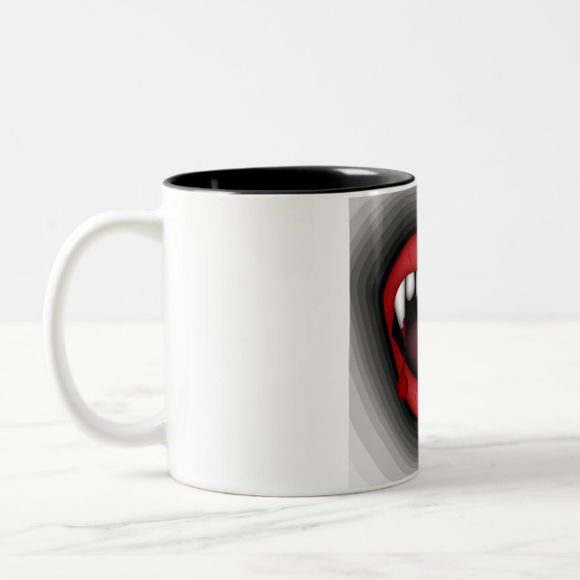 Taza Vampira Two-Tone Coffee Mug (Left)