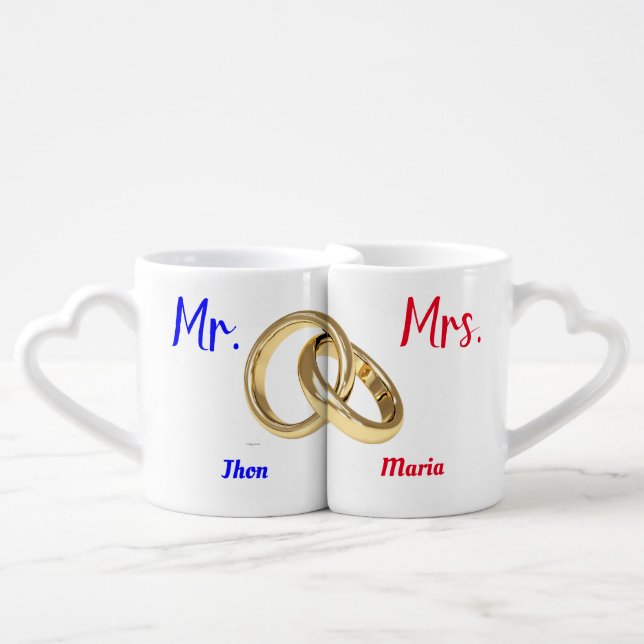 Tazas para parejas coffee mug set (Front Nesting)