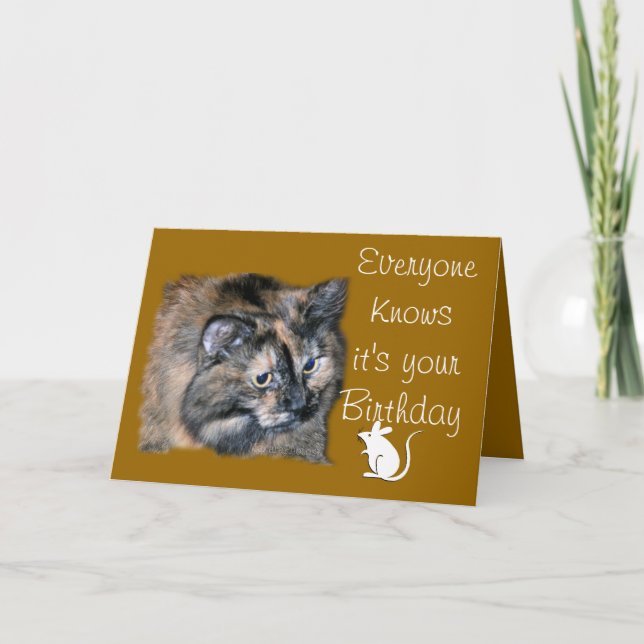 TazEveryoneKnows-customize-any occasion Card (Front)