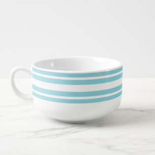 Tazón de sopa blanco soup mug