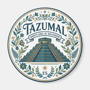 Tazumal El Salvador Magnet