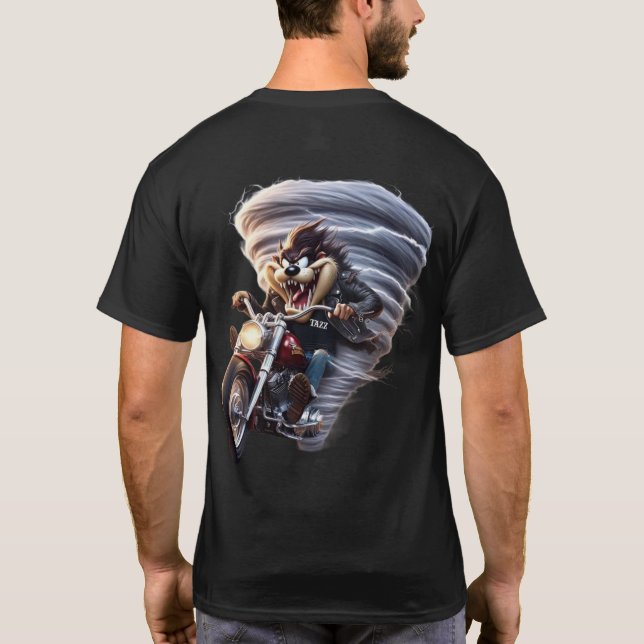 Tazz Biker T-Shirt (Back)