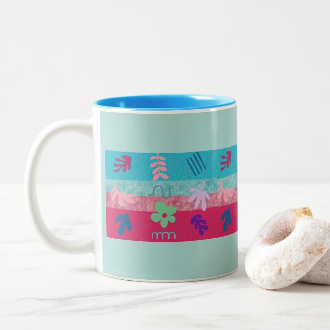Tazza colorata  Two-Tone coffee mug (With Donut)