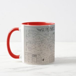 Tazza Fan Art di Supernatural disegnata Mug