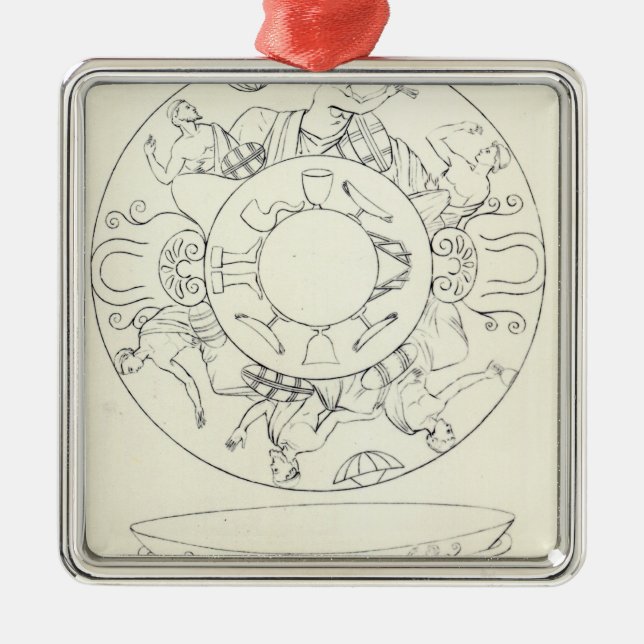 Tazza found at Tarquinia Metal Ornament (Front)