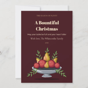 Tazza Plenty Family Christmas Card