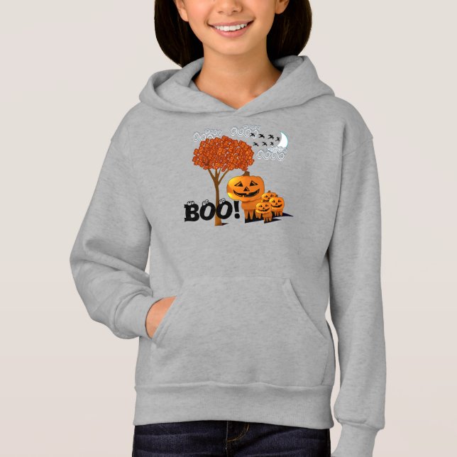 TBA Award Winner Halloween Pumpkin Heads Hoodie (Front)