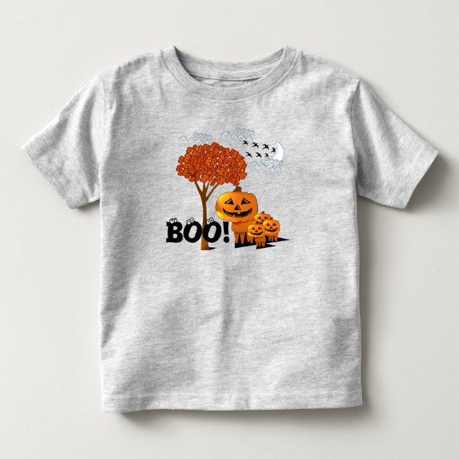 TBA Award Winner Halloween Pumpkin Heads - Toddler T-shirt (Front)