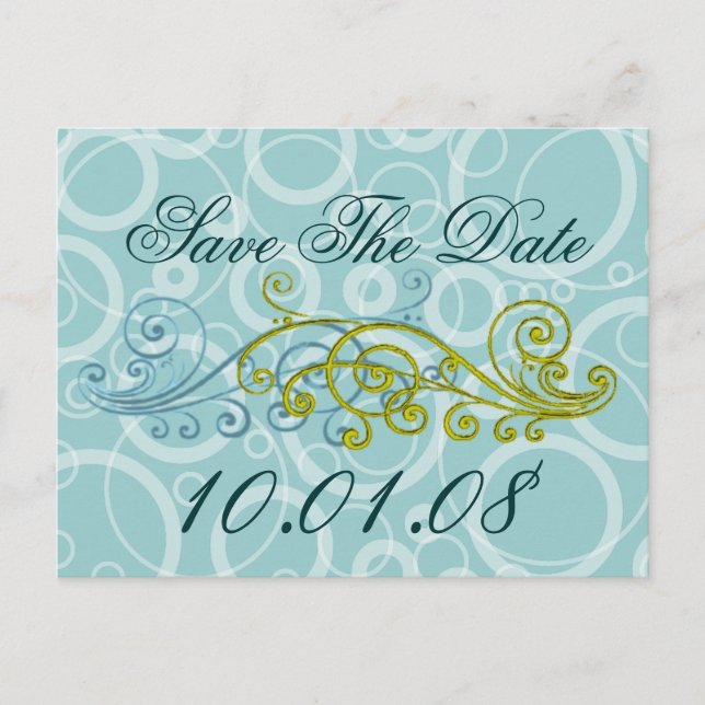 TBA AWARD Winner- Save The Date Announcement Postcard (Front)